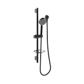 Abey Gareth Ashton ABS Round Rail Shower Single Function - Black